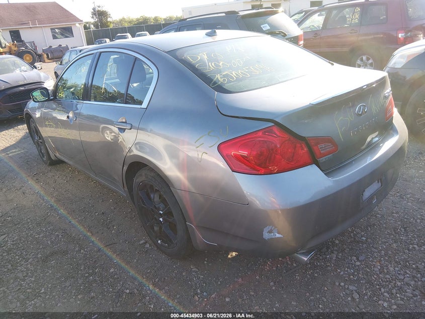 2009 INFINITI G37X auction photo 3