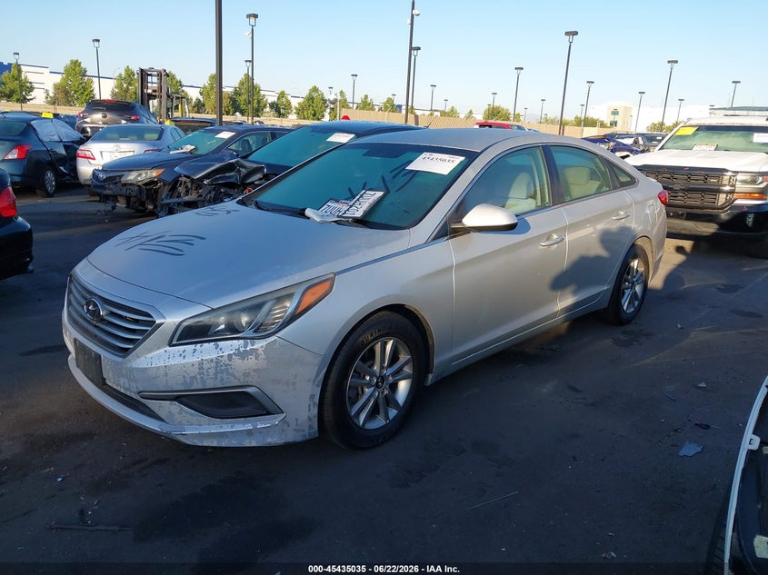 2017 Hyundai Sonata 5NPE24AF4HH560113 photo 1