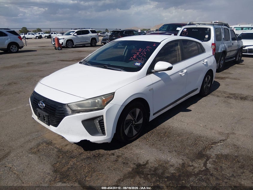 2017 Hyundai Ioniq Hybrid Sel KMHC75LC6HU030664 photo 1