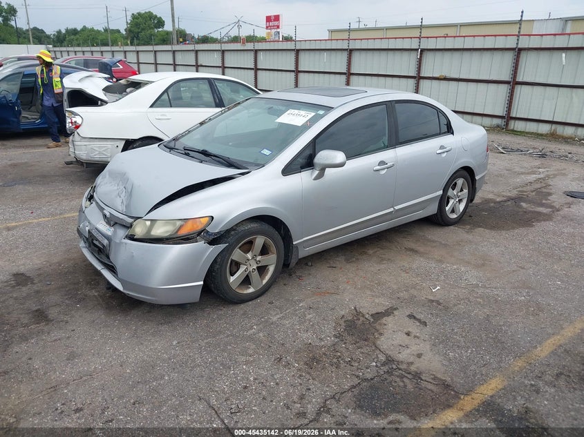 1HGFA16858L027507 2008 HONDA CIVIC EX photo 1