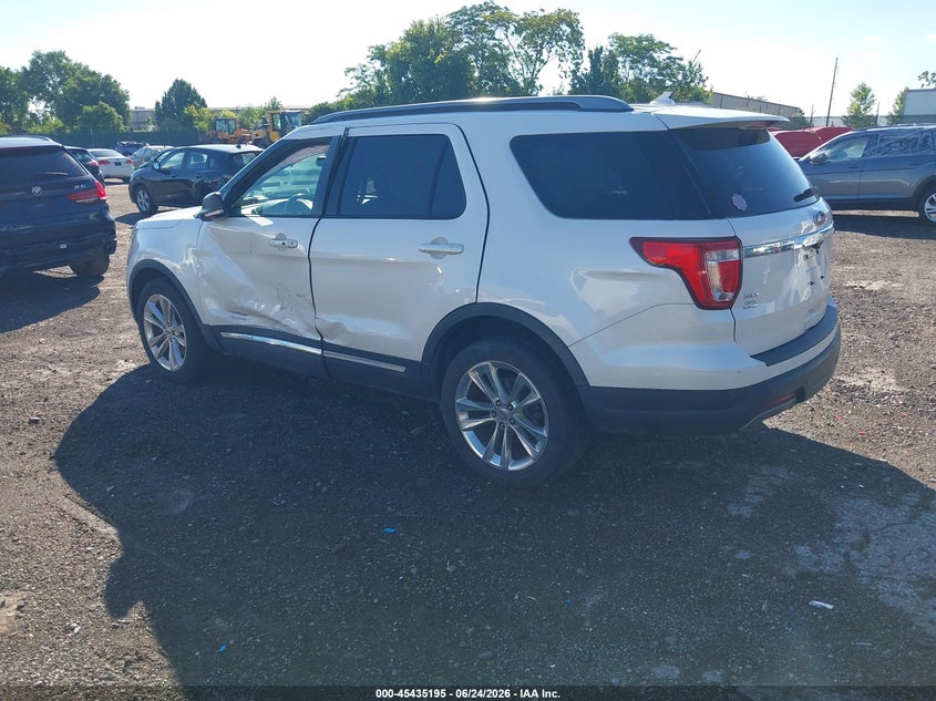 Vin: 1fm5k8d85kga82764, lot: 45933295, ford explorer xlt 20193