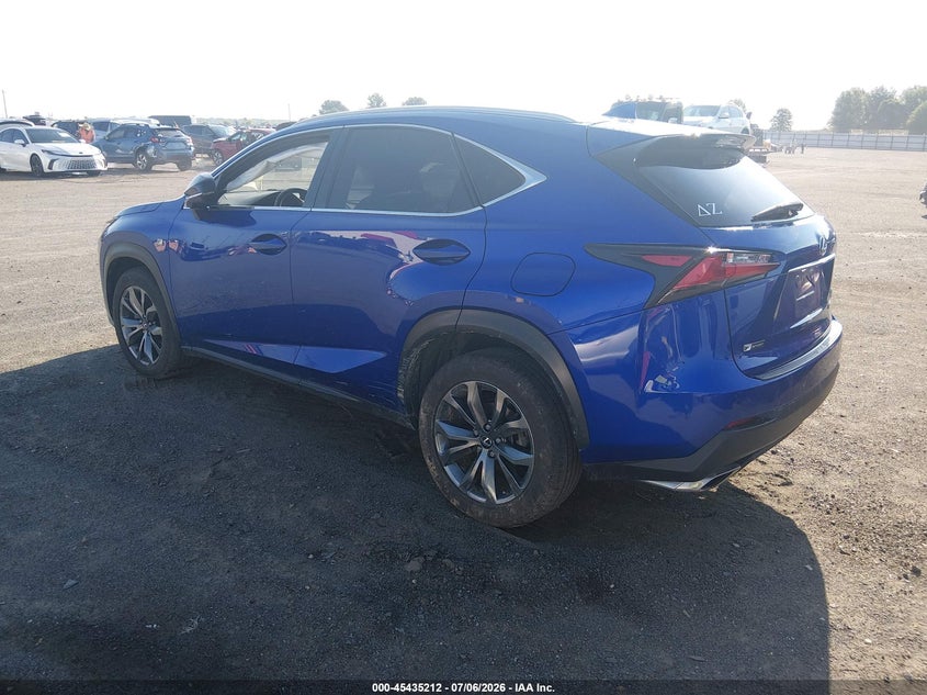 Vin: jtjyarbz6g2038473, lot: 45933312, lexus nx 200t f sport 20163