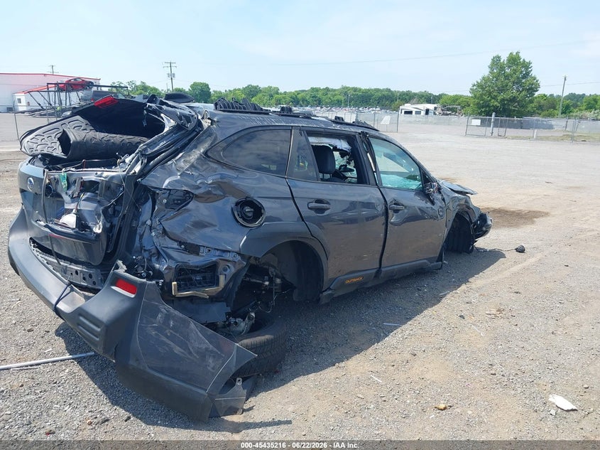 Vin: 4s4btgud9p3207335, lot: 45933316, subaru outback wilderness 20234