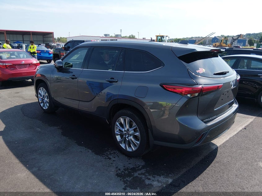 Vin: 5tdkdrbh5ps036651, lot: 45933410, toyota highlander limited 20233