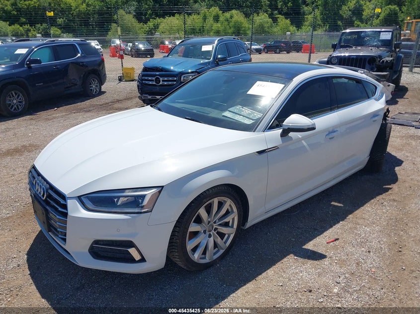 Vin: waubncf54ja087246, lot: 45933526, audi a5 2.0t premium 20182