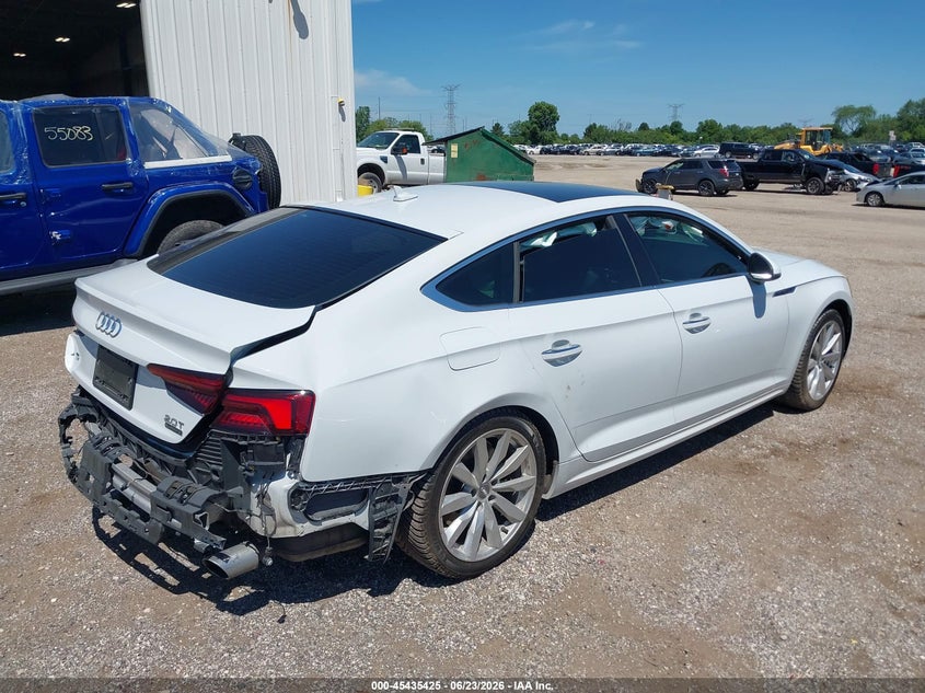 Vin: waubncf54ja087246, lot: 45933526, audi a5 2.0t premium 20184