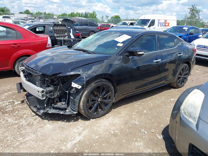 Vin: 1n4aa6ap8jc374278, lot: 45933531, nissan maxima 3.5 sr 20182
