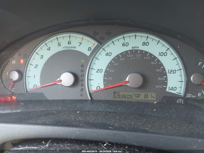 2009 TOYOTA CAMRY auction photo 7