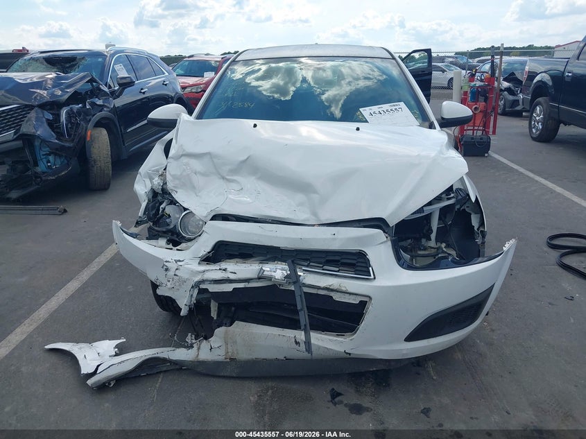 2013 Chevrolet Sonic Lt Auto VIN: 1G1JC5SHXD4142584 Lot: 45435557