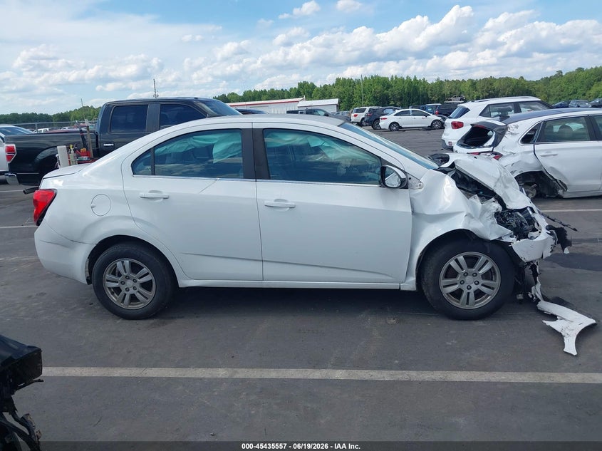 2013 Chevrolet Sonic Lt Auto VIN: 1G1JC5SHXD4142584 Lot: 45435557