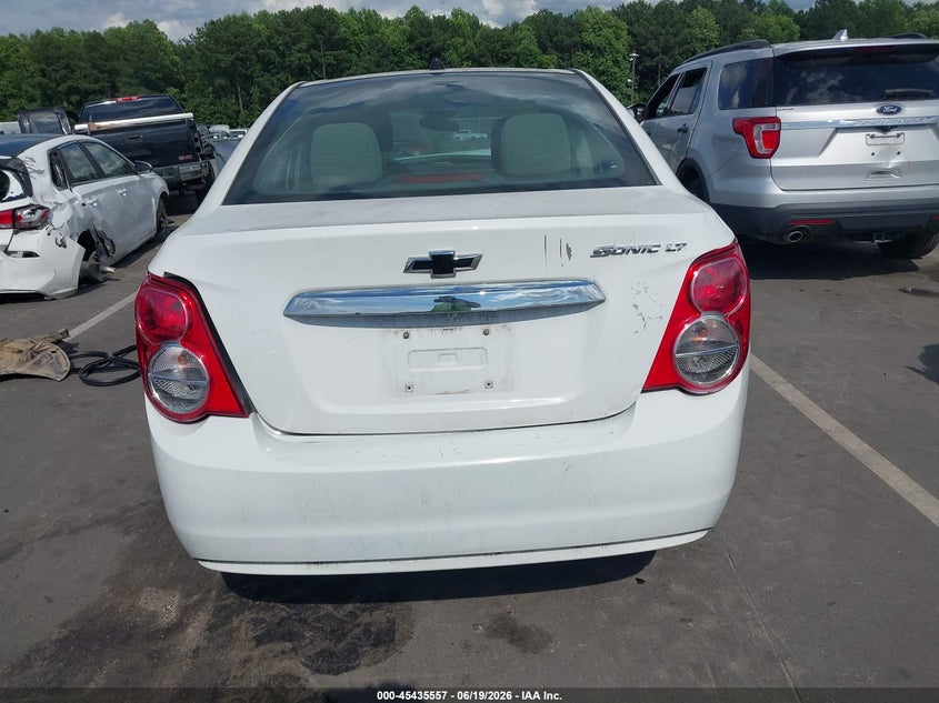 2013 Chevrolet Sonic Lt Auto VIN: 1G1JC5SHXD4142584 Lot: 45435557