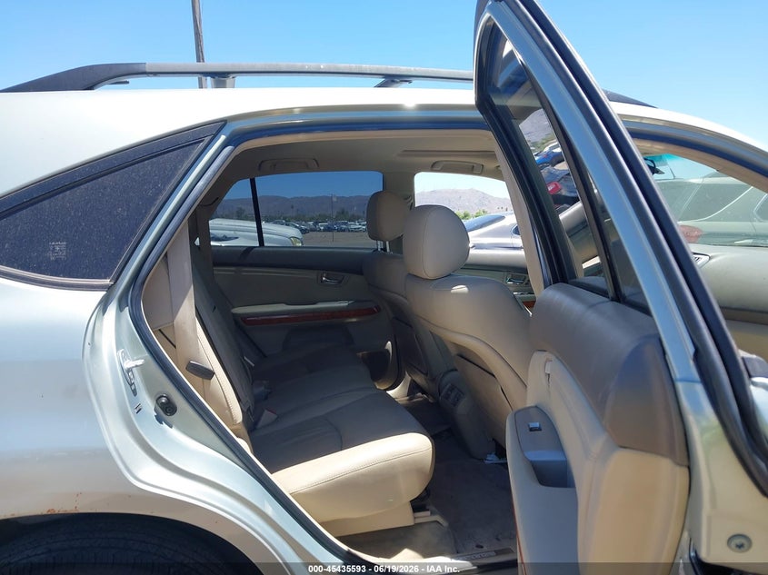 2007 LEXUS RX SPORT UTILITY VEHICLE 3.5L V-6 DOHC, VVT, 270HP