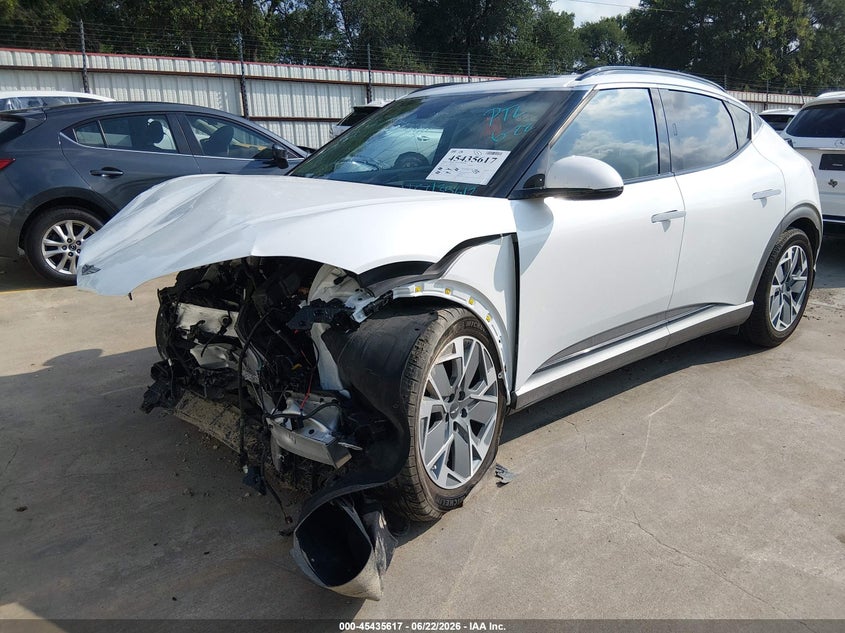 Vin: kmukb4sa4ru022067, lot: 45933716, genesis gv60 standard rwd 20242
