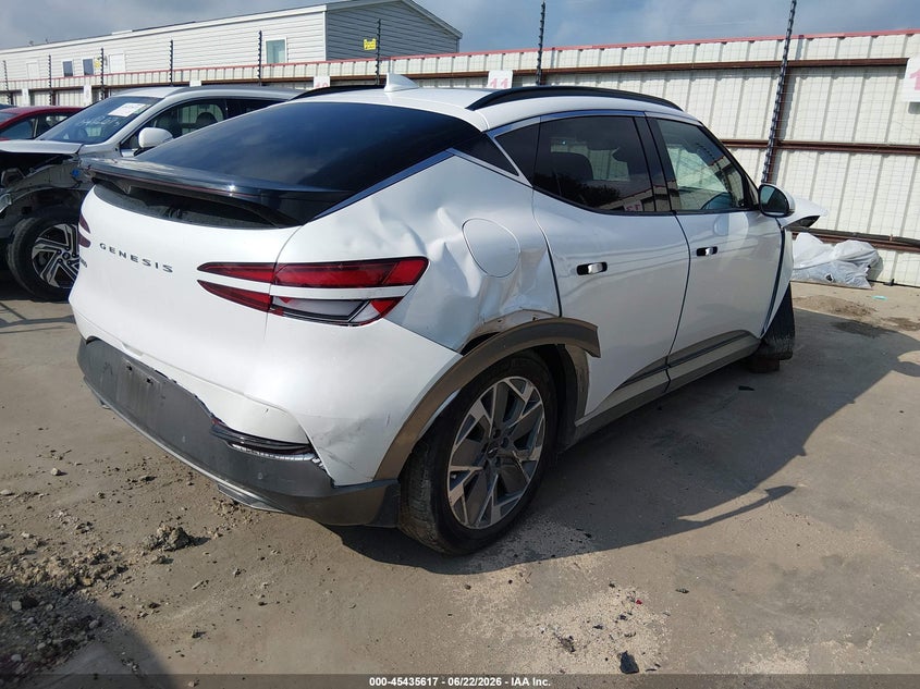 Vin: kmukb4sa4ru022067, lot: 45933716, genesis gv60 standard rwd 20244