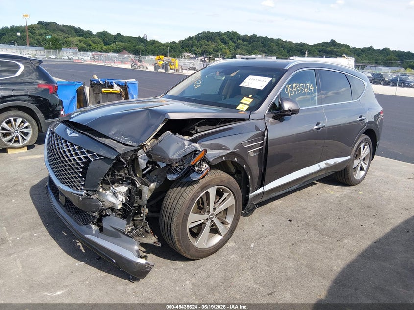 Vin: kmuhbdsb5mu062783, lot: 45933724, genesis gv80 2.5t awd 20212