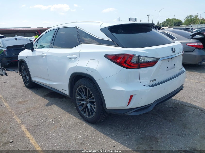 Vin: 2t2bgmcaxkc038856, lot: 45933767, lexus rx 450h f sport 20193