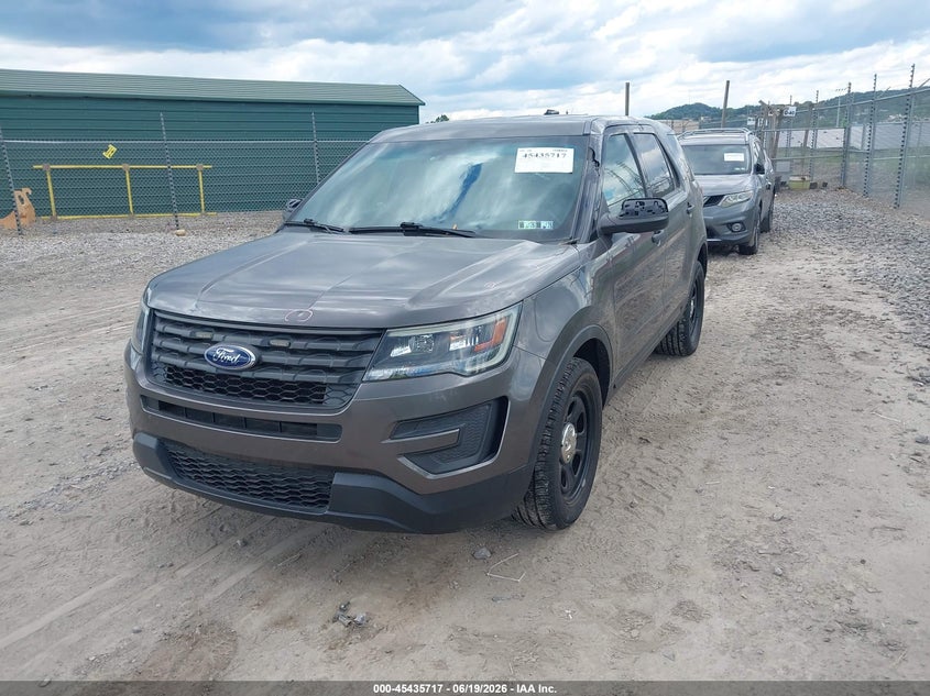 Vin: 1fm5k8ar1hgb54386, lot: 45933817, ford utility police interceptor 20172