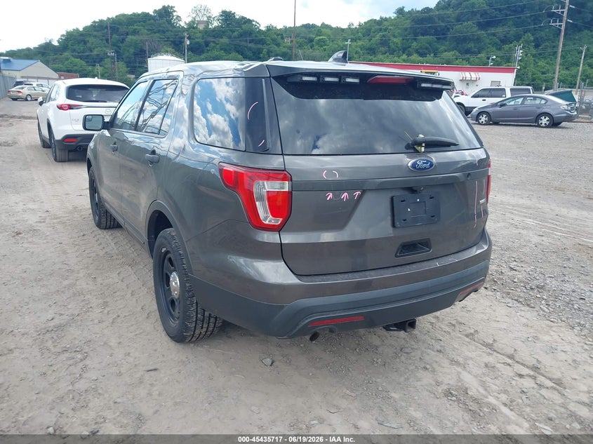 Vin: 1fm5k8ar1hgb54386, lot: 45933817, ford utility police interceptor 20173