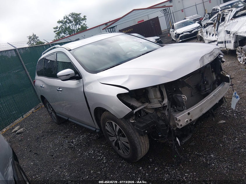 Vin: 5n1dr2mm5kc577278, lot: 45933829, nissan pathfinder sv 20191