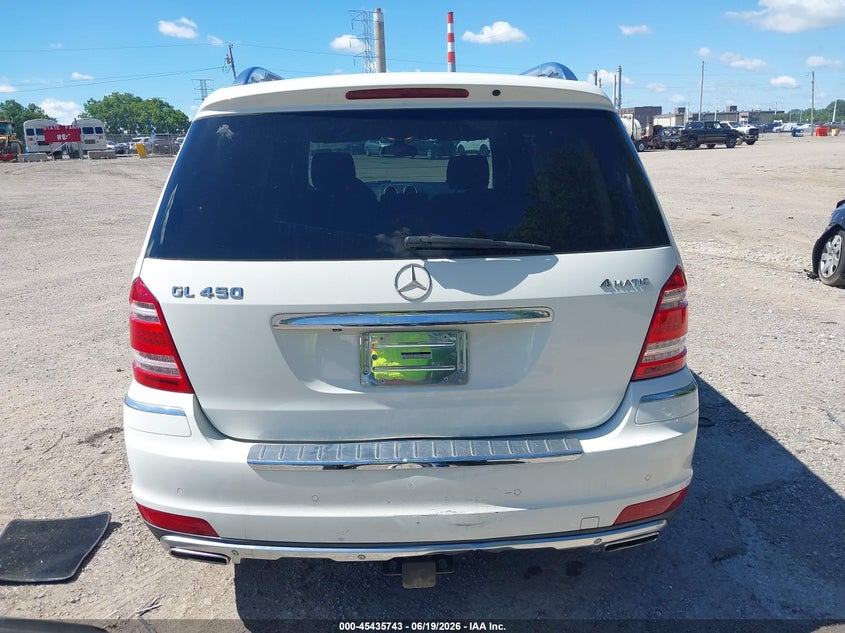 2011 Mercedes-Benz Gl 450 4Matic VIN: 4JGBF7BE4BA745044 Lot: 45435743