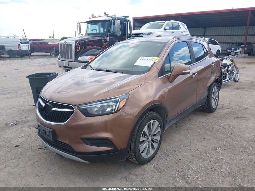 Vin: kl4cjesb9hb112845, lot: 45933859, buick encore preferred 20172
