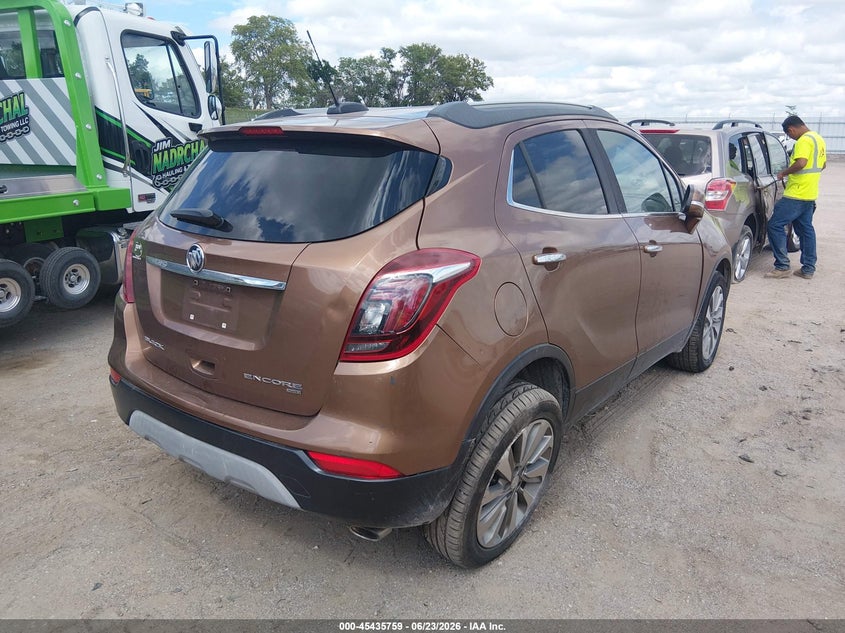 Vin: kl4cjesb9hb112845, lot: 45933859, buick encore preferred 20174