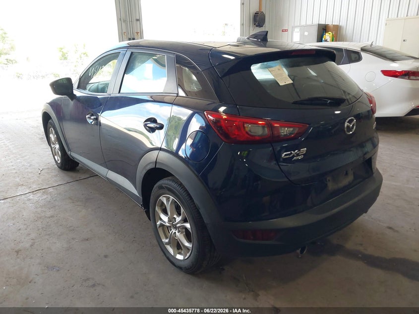 Vin: jm1dkfb79k1449344, lot: 45933878, mazda cx-3 sport 20193