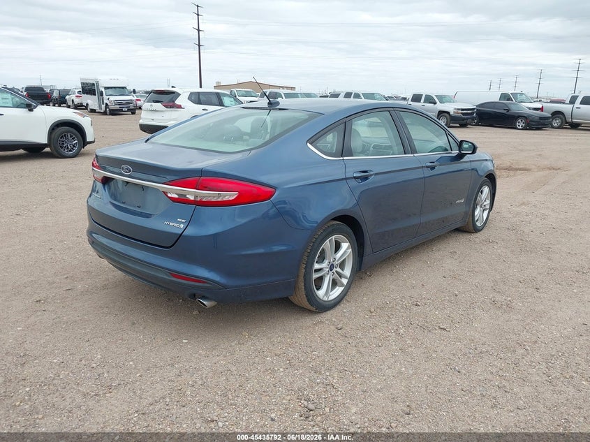 2018 FORD FUSION HYBRID auction photo 4
