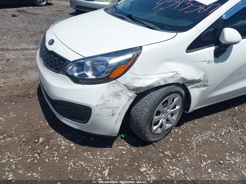 2015 Kia Rio Lx VIN: KNADM4A3XF6454250 Lot: 45435817