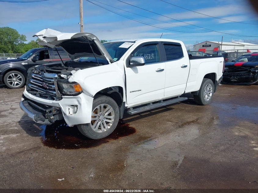 Vin: 1gtg6ce32f1155492, lot: 45933935, gmc canyon 4wd slt 20152