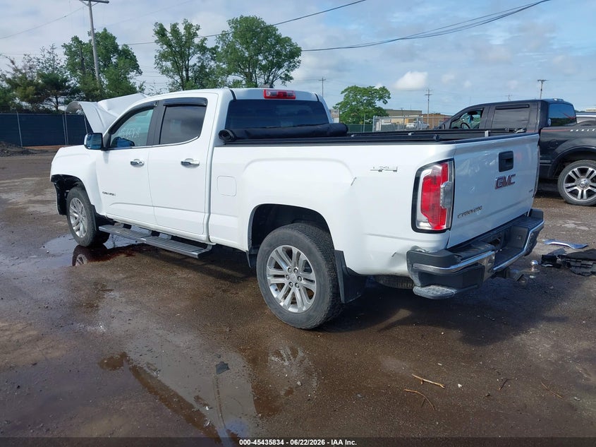 Vin: 1gtg6ce32f1155492, lot: 45933935, gmc canyon 4wd slt 20153