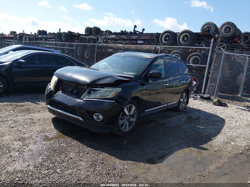 Vin: 5n1ar2mn9fc667387, lot: 45933952, nissan pathfinder platinum 20152