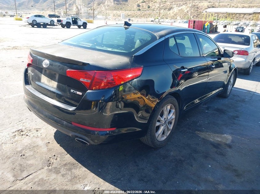 Vin: knagn4a76b5173575, lot: 45934084, kia optima ex 20114