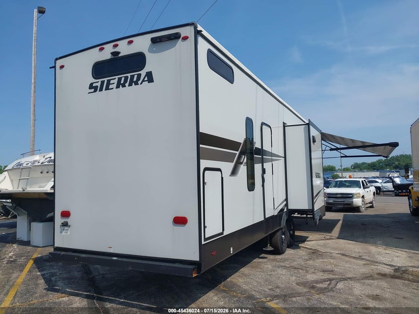2023 FOREST RIVER SIERRA 3440BH 5TH WHL TRAVEL TRAILER auction photo 4