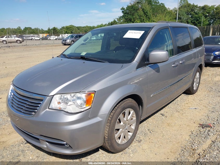 Vin: 2c4rc1bg9gr267555, lot: 45934198, chrysler town & country touring 20162