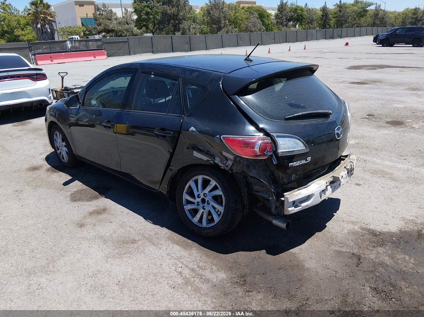 Vin: jm1bl1m87c1654305, lot: 45934276, mazda mazda3 i grand touring 20123