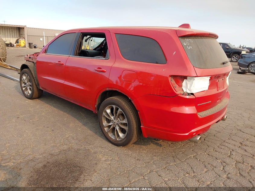 Vin: 1c4sdhctxkc779507, lot: 45934280, dodge durango r/t rwd 20193
