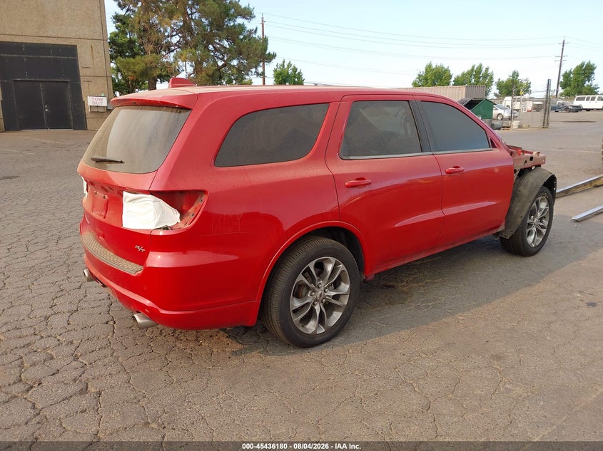 Vin: 1c4sdhctxkc779507, lot: 45934280, dodge durango r/t rwd 20194