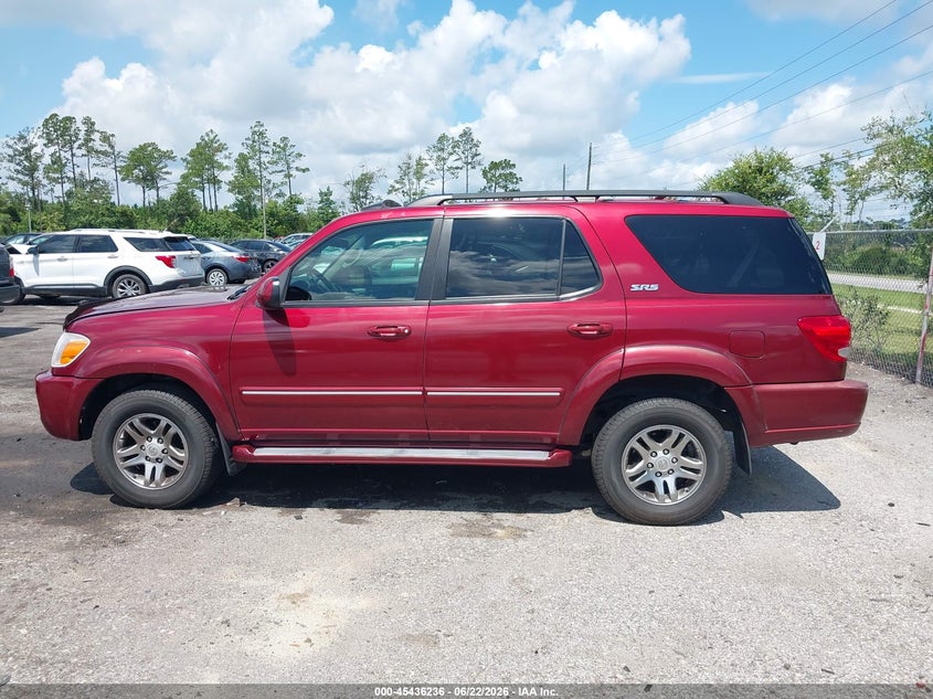 2007 TOYOTA SEQUOIA SPORT UTILITY VEHICLE 4.7L V-8 DOHC, VVT, 273HP