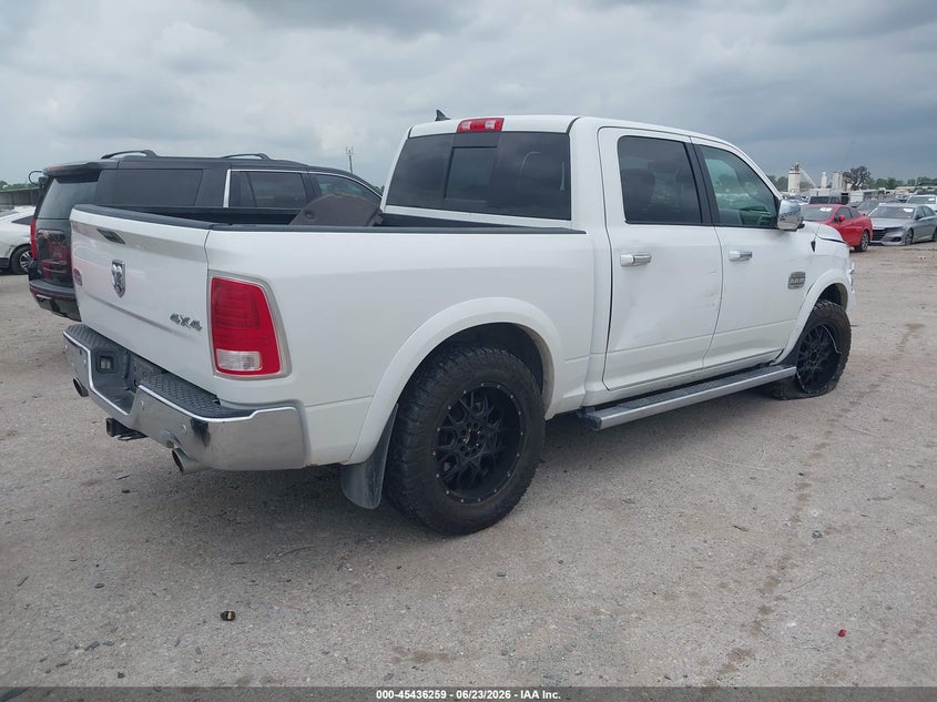 Vin: 1c6rr7pt4hs545969, lot: 45934359, ram 1500 longhorn  4x4 5'7 box 20174