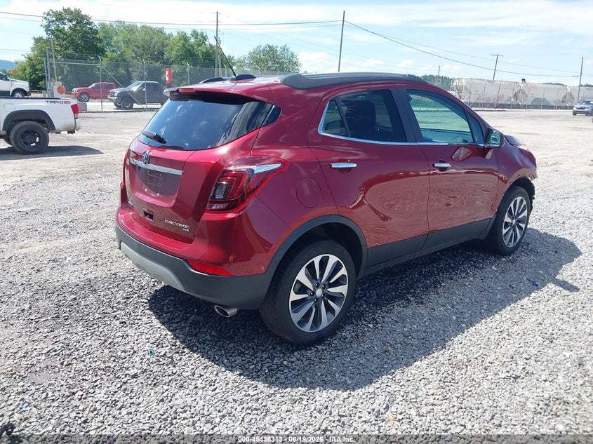 Vin: kl4cjesm8nb553282, lot: 45934413, buick encore awd preferred 20224