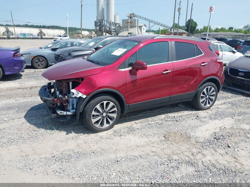 Vin: kl4cjesm8nb553282, lot: 45934413, buick encore awd preferred 20222