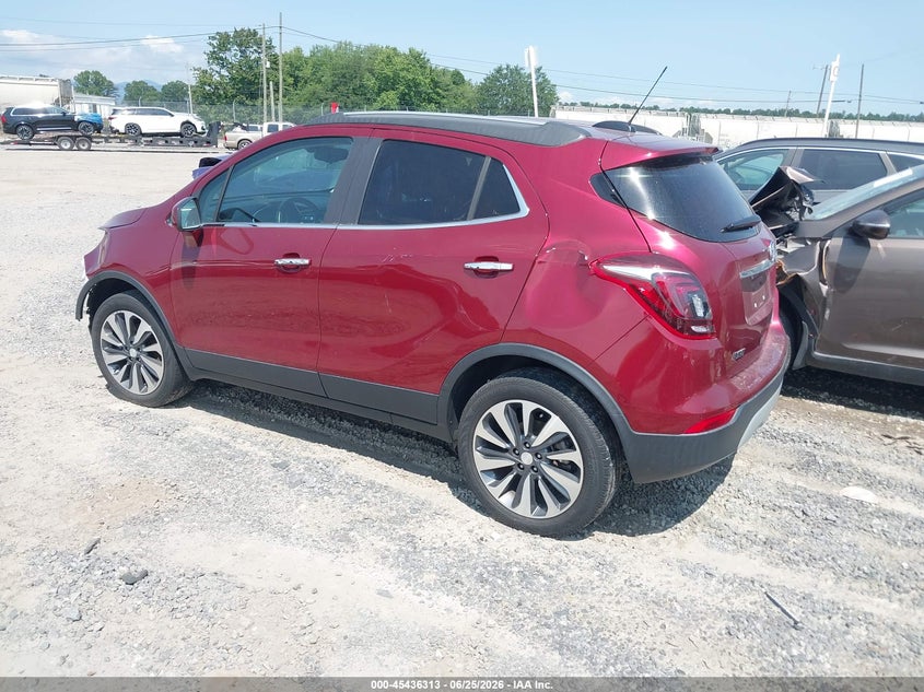 Vin: kl4cjesm8nb553282, lot: 45934413, buick encore awd preferred 20223