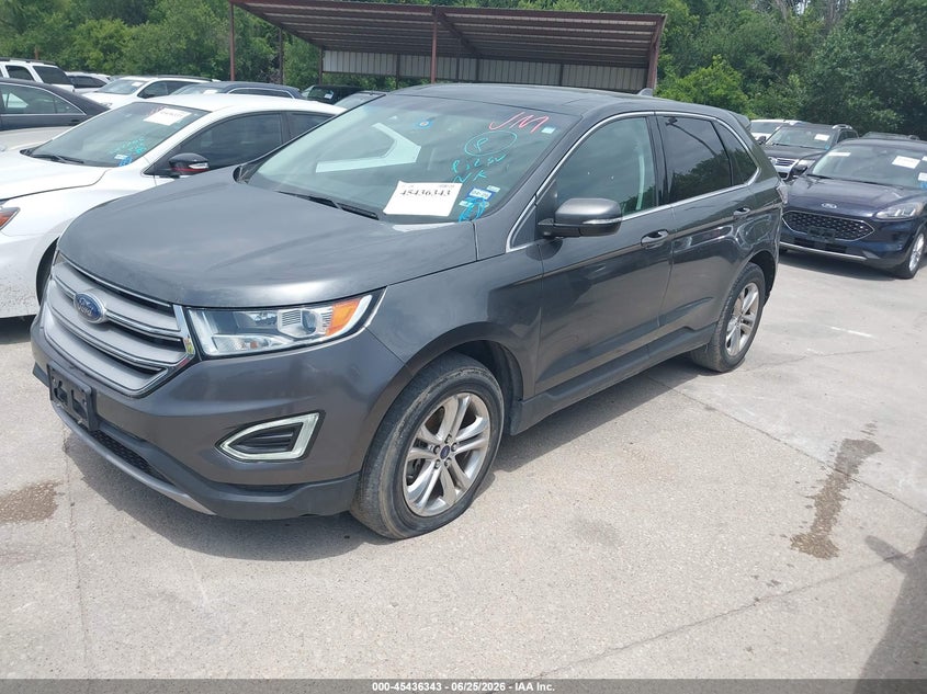 Vin: 2fmpk3j8xgbb58929, lot: 45934443, ford edge sel 20162