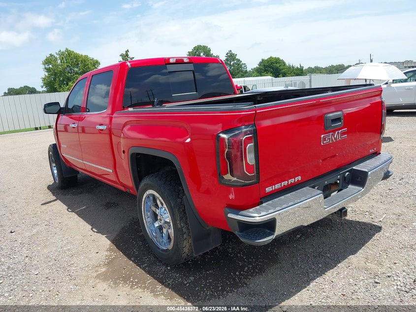 Vin: 3gtu2nec0gg226850, lot: 45934472, gmc sierra 1500 slt 20163