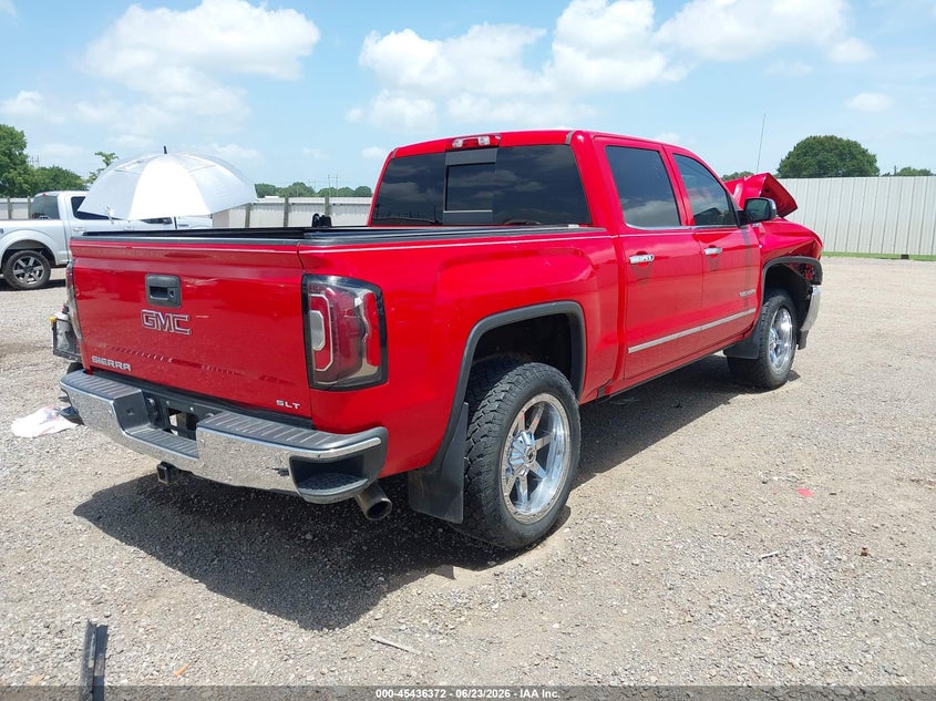 Vin: 3gtu2nec0gg226850, lot: 45934472, gmc sierra 1500 slt 20164