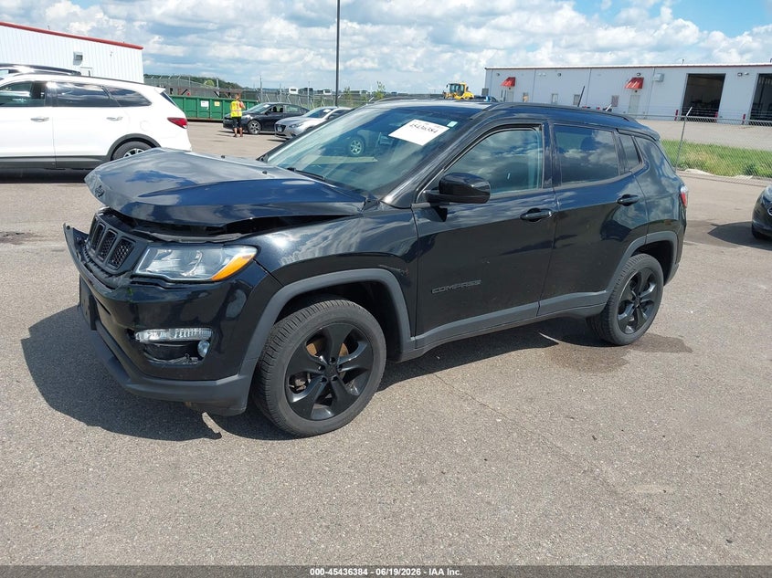 Vin: 3c4njdbb2lt204895, lot: 45934484, jeep compass altitude 4x4 20202