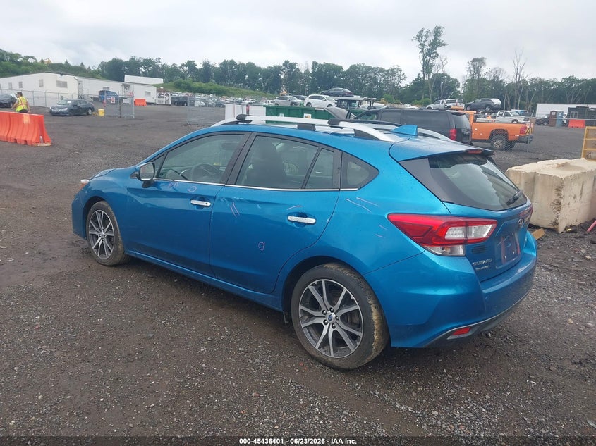 Vin: 4s3gtau62h3724907, lot: 45934501, subaru impreza 2.0i limited 20173