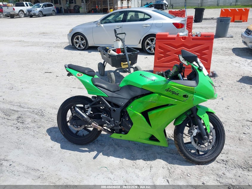 2008 Kawasaki Ex250 J VIN: JKAEXMJ118DA09405 Lot: 45436438