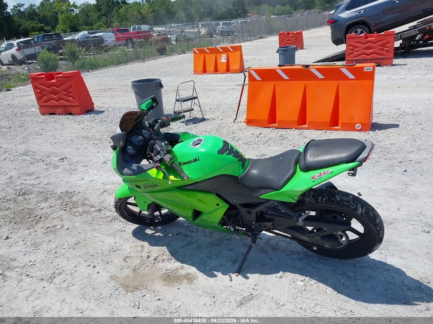 2008 Kawasaki Ex250 J VIN: JKAEXMJ118DA09405 Lot: 45436438